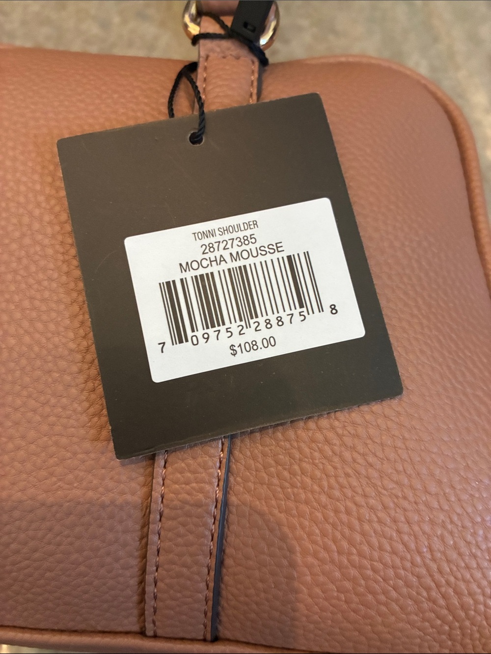 Nanette Lepore Blush Taupe Pebbled Leather Shoulder Bag - Picture 2 of 7